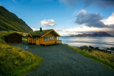 Fall in Lofoten islands, Norway