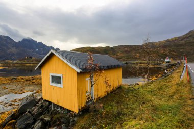 Fall in Lofoten islands, Norway