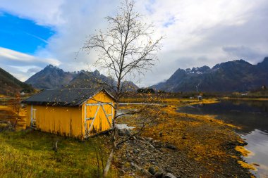 Fall in Lofoten islands, Norway