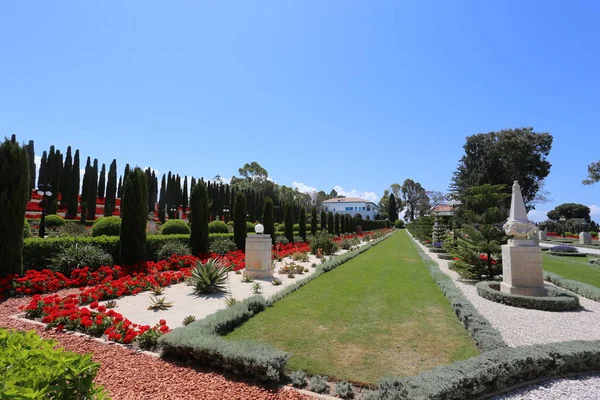 stock image Bahai gardens in Acre Akko, Haifa, Israel 