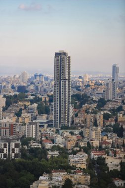 İsrail, Tel Aviv 'deki Hayarkon Park' taki sıcak hava balonundan görüntü
