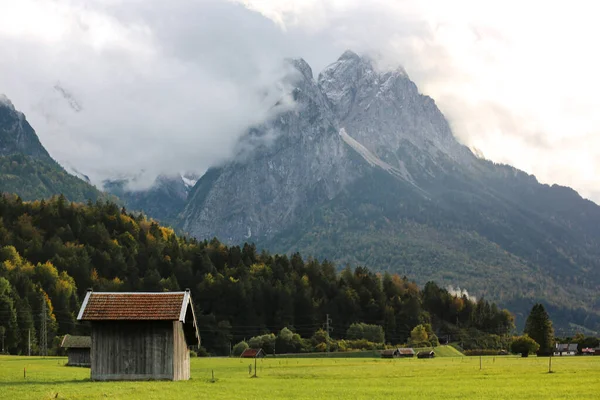 Lingkungan Garmisch Partenkirchen Tilikan Zugspitze — Stok Foto