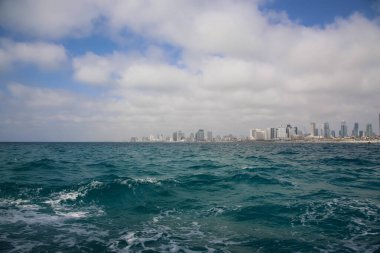 Tel Aviv 'in panoramik görüntüsü, İsrail - Bağımsızlık Günü