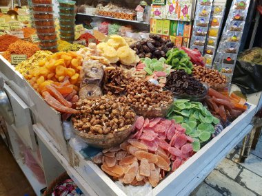 Kudüs 'ün Eski Şehir Çarşısı İsrail