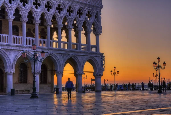 Venecia Italia Octubre 2019 Palacio Ducal Palacio Ducal Plaza San — Foto de Stock