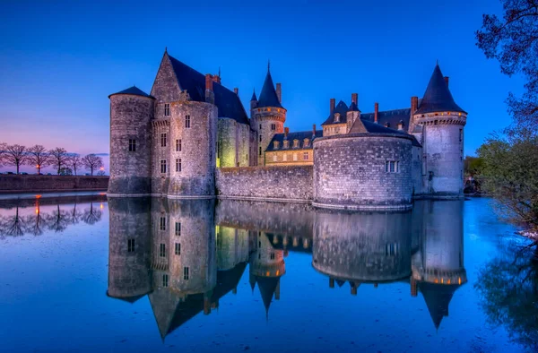 Sully Sur Loire Frankreich April 2019 Berühmte Mittelalterliche Burg Sully — Stockfoto