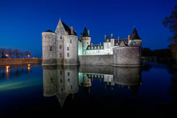Sully Sur Loire França Abril 2019 Famoso Castelo Medieval Sully — Fotografia de Stock