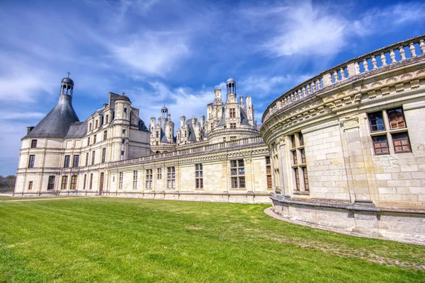 Loire Francie Dubna 2019 Hrad Chambord Zámek Loiry Francie Chateau — Stock fotografie