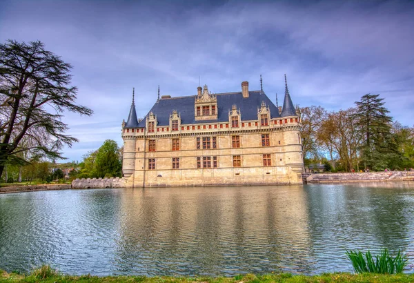 Azay Rideau França Abril 2019 Chateau Azay Rideau Loire Valley — Fotografia de Stock