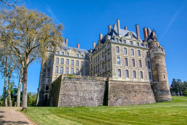 Loire Valley Francja Kwietnia 2019 Zamek Brissac Renesansowy Zamek Przebudowany — Zdjęcie stockowe