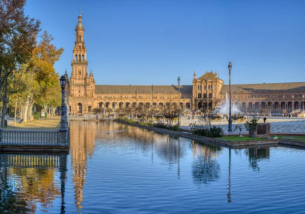 General View Plaza Espaa Seville Spain — Stock Photo, Image