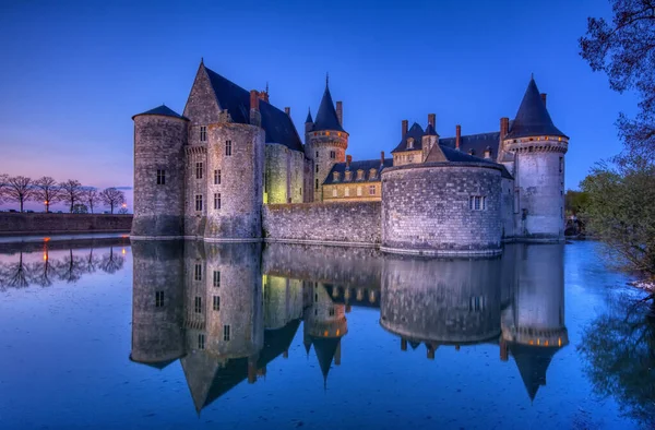 Sully Sur Loire France April 2019 Famous Medieval Castle Sully Stock Photo