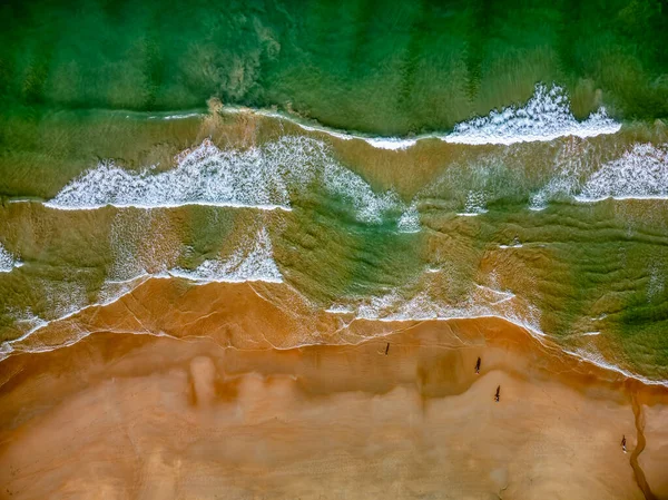 スペインのカディス ヴェジェ フロンテーラのエルパルマービーチの空中ビュー — ストック写真