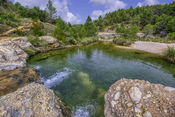 Natuurlijke Lagune Ulldemo Rivier Het Natuurgebied Pesquera Beceite Teruel Spanje — Stockfoto