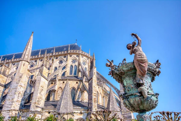 Catedral Bourges Iglesia Católica Situada Bourges Francia Está Dedicada San —  Fotos de Stock