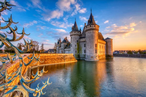 Sully Sur Loire Francie Dubna 2019 Slavný Středověký Hrad Sully — Stock fotografie
