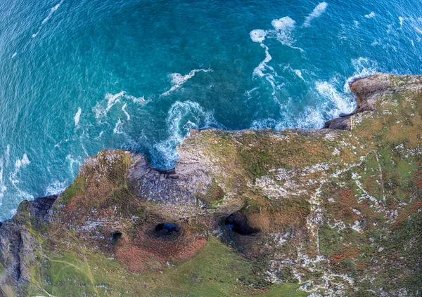 ブフォネス アリーナ アストゥリアス州 スペインの崖と全体の眺め — ストック写真