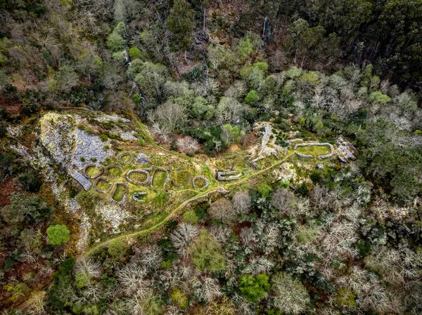 Ruinen Von Castro Pendia Boal Asturien Stadt Nordspanien Aus Der — Stockfoto