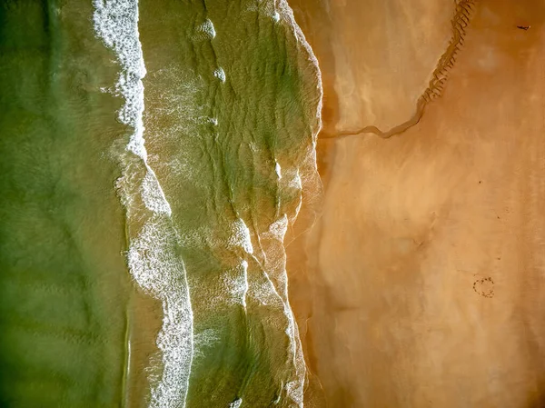 Вид Воздуха Пляж Palmar Vejer Frontera Кадис Испания — стоковое фото