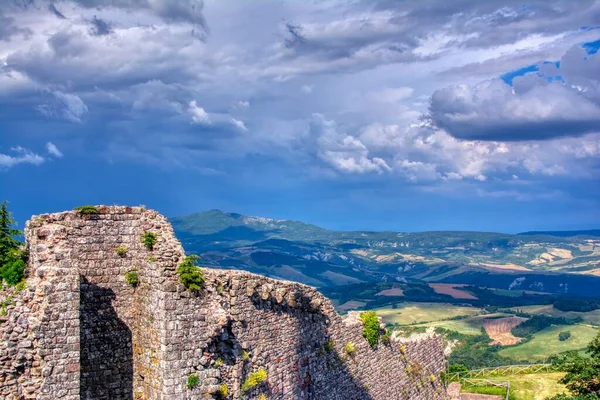 Rocca Radicofani Main Tower Fortification Tuscany Italy — Stock Photo, Image