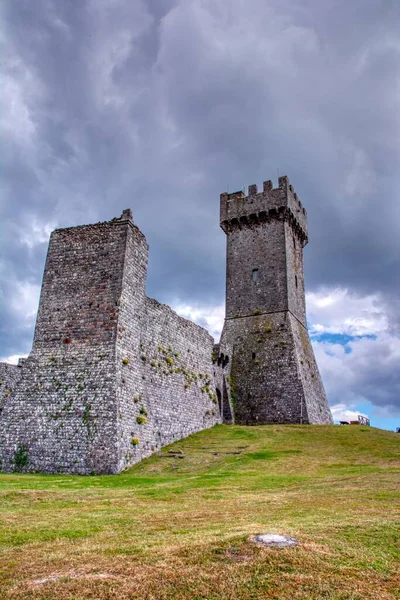 Rocca Radicofani Main Tower Fortification Tuscany Italy — Stock Photo, Image