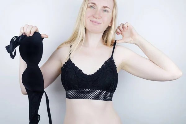 Uncomfortable bra. Bra marks. Non-anatomical underwear causing squeezing and rubbing of mammary glands. Mastopathy and mastalgia. Women choose convenient, and discarded the uncomfortable.