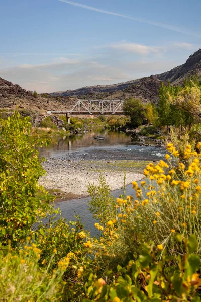 Територія Оточує Міст Таос Джанкшен Окрузі Таос Штат Нью Мексико — стокове фото
