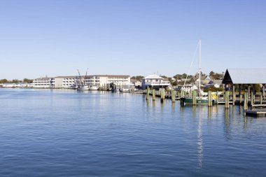 Virginia, Chincoteague Adası 'ndan kuzeydoğuya bak.
