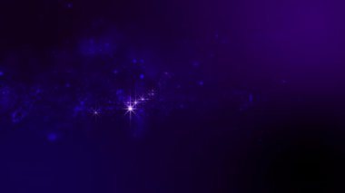 Parlak, soyut, parlak parçacık yapısı bulutu. Parçacıklardan oluşan bir akım, arkaplanda bir noktalar dalgası gibi hareket eder.