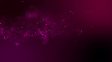 Parçacıkların yapısından parlak, soyut bulut. Parçacıklardan oluşan bir akım, arkaplanda bir noktalar dalgası gibi hareket eder.