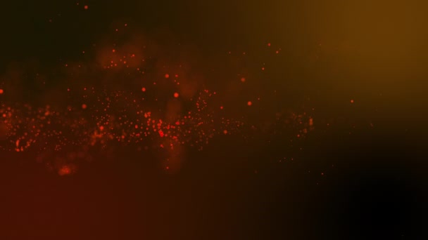 Bright Abstract Cloud Structure Particles Stream Particles Moves Background Simulated — Vídeos de Stock