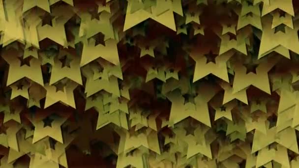 Smooth Flow Figures Form Stars Stars Different Sizes Different Speeds — Stock videók