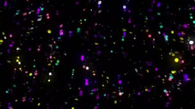 Bright dynamic and festive multi-colored confetti, which will be useful for any material. Will help to convey a festive mood or brightly complement the presentation. looped