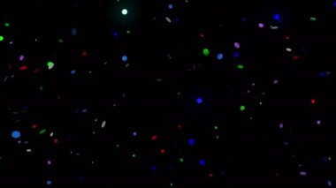 Bright dynamic and festive multi-colored confetti, which will be useful for any material. Will help to convey a festive mood or brightly complement the presentation. looped