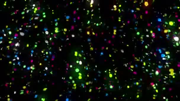 Bright Dynamic Festive Multi Colored Confetti Which Useful Any Material — Video