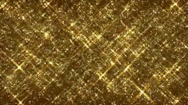 Elegant holiday background based on particles. Abstract shiny animated background for bright presentations. Looped