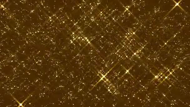 Elegant Holiday Background Based Particles Abstract Shiny Animated Background Bright — Vídeo de Stock