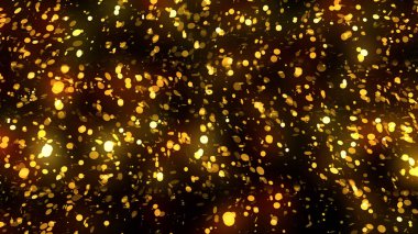3D rendering of bright festive golden confetti that will be useful for any material. It will help to convey a festive mood or brightly complement the presentation
