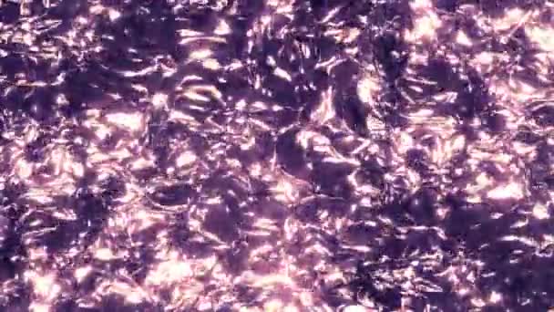 Shimmering Oily Liquid Sheen Abstract Waves Ripples Surface Liquid Metal — Stockvideo