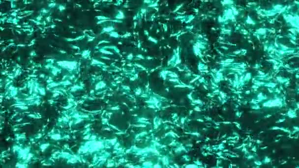 Shiny Liquid Ripples Surface Technological Material Elegant Shape Abstract Oscillating — 图库视频影像
