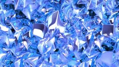 Zarif şekilli teknolojik bir materyalin yüzeyinde parlak sıvı dalgalar var. Soyut salınımlı ferromanyetik hareket eden sıvı. Metalik maddelerin modern nanoteknolojileri. Döngülü