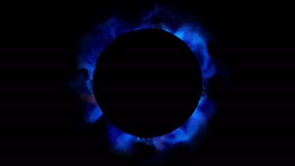 Enerji Akışının Merkezi Bileşimi Merkezden Yayılıyor Kompozisyonun Ortasına Bir Logo — Stok video