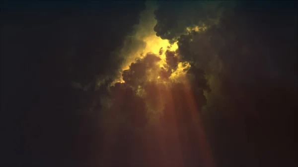 Zobrazování Zásahu Blesku Světelných Efektů Mracích Bouřková Mračna Jasnými Záblesky — Stock fotografie