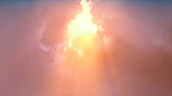 Yıldırımın Boyutlu Yansıması Bulutlardaki Işık Efektleri Parlak Yıldırımlı Gök Gürültülü — Stok fotoğraf