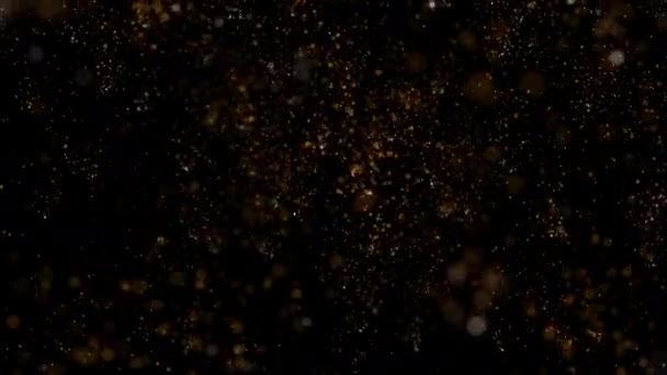 Des Confettis Aux Couleurs Vives Sous Forme Particules Descendent Élégamment — Video