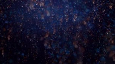 Parlak renkli parçacıklar halinde konfeti zarif bir şekilde iniyor ve havada dönüyor. Neşeli ve şık bir sunum için de ideal bir arka plan. Döngülü