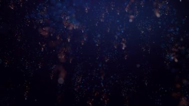 Parlak renkli parçacıklar halinde konfeti zarif bir şekilde iniyor ve havada dönüyor. Neşeli ve şık bir sunum için de ideal bir arka plan. Döngülü