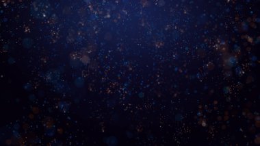 Parlak renkli parçacık konfetisinin 3 boyutlu yansıması zarif bir şekilde yere iner ve havada döner. Parlak ve şık bir sunum için de uygun ideal bir şenlik arka planı.