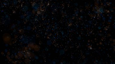 Parlak renkli parçacık konfetisinin 3 boyutlu yansıması zarif bir şekilde yere iner ve havada döner. Parlak ve şık bir sunum için de uygun ideal bir şenlik arka planı.