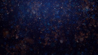 Parlak renkli parçacık konfetisinin 3 boyutlu yansıması zarif bir şekilde yere iner ve havada döner. Parlak ve şık bir sunum için de uygun ideal bir şenlik arka planı.